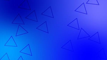 CG image of blue background including triangle shaped object