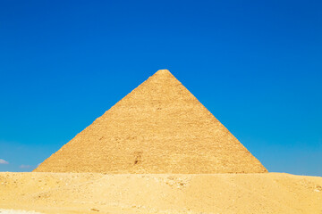 Fototapeta na wymiar Great Egyptian pyramids. The Pyramid of Cheops.