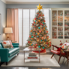 Christmas Tree Shimmering Serenity
