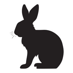 Bunny black Silhouette
