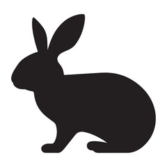Bunny black Silhouette

