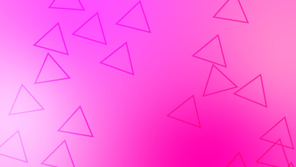 CG image of pink and magenta background including triangle shaped object