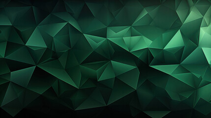 Fototapeta premium Forest Green Triangle Mosaic