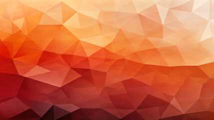Fototapeta premium Low Poly Triangle Mosaic in Rustic Reds