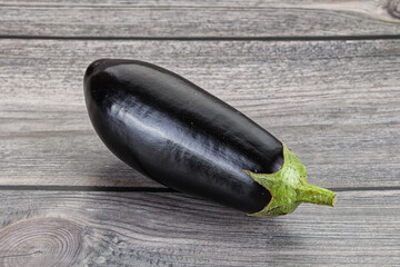 Raw ripe eggplant for cooking