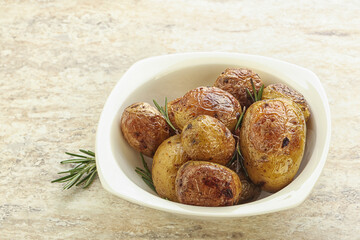 Roasted baby potato with rosemary