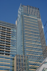 Fototapeta premium 東京の赤坂9丁目で見える光景