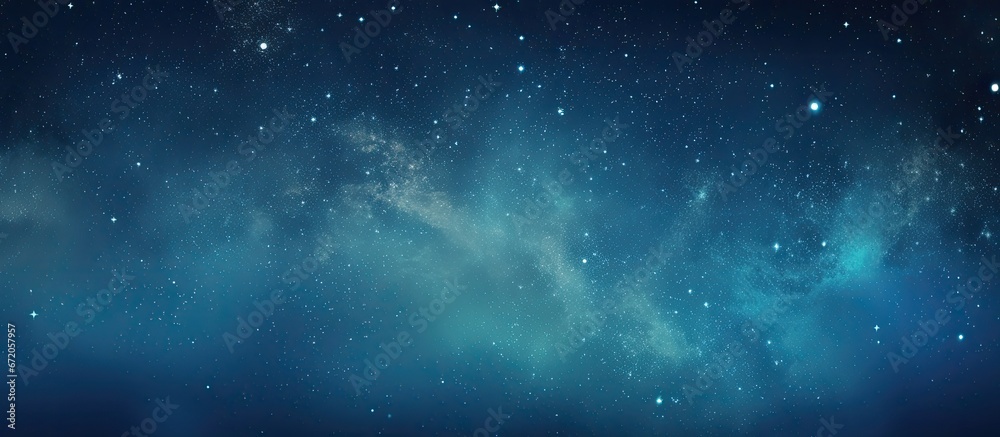 Poster for design and photo manipulation create a mystical texture with stars on a clear starry sky against