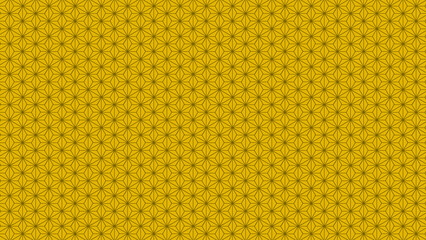 和柄素材　麻の葉文様　和紙　16:9