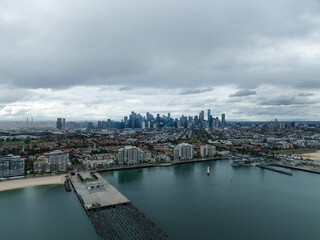 Naklejka premium Port Melbourne 