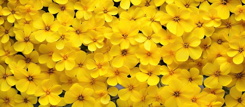 Abundant bright yellow blooms ideal for a wallpaper or background