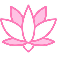 Lotus Flower vector design icon.svg