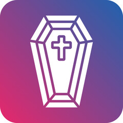 Obraz premium Coffin Icon Style
