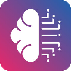 Neurons Circuit Icon Style