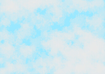Fototapeta na wymiar Blue abstract background Create a cloud-like pattern with the paint brush tool used in media design