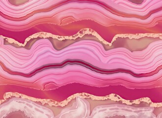 The illustration of 
pink agate pattern, ai contents by firefly