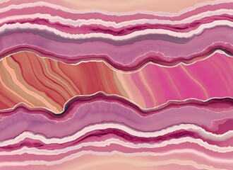 The illustration of 
pink agate pattern, ai contents by firefly