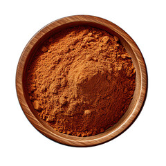 Bowl of Berbere Spice Blend Isolated on Transparent or White Background, PNG