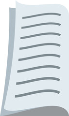 blank notebook sheet