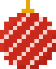 Pixel Christmas ball