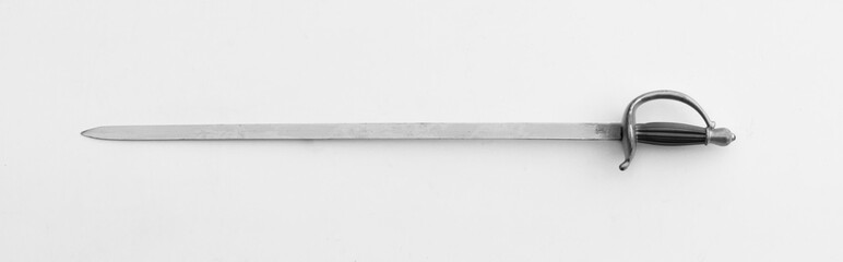 ancient sword isolated on white background