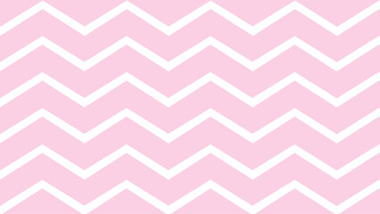 Pink and white zigzag wave geometric pattern background