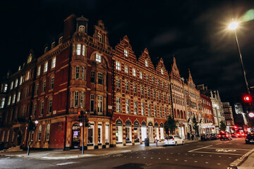 Fototapeta na wymiar London, United Kingdom - September 25, 2023: beautiful Mayfair district in the West End of London, on an autumn warm day