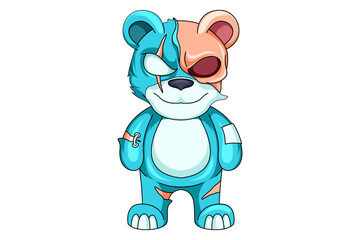 Evil Doll Character Design illustration