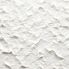 Fototapeta premium The texture of white paper is crumpled. Background for various purposes.