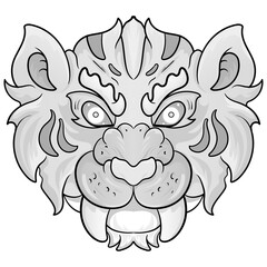 tiger head, tiger head tattoo, tiger head logo, tiger head mascot