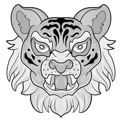 tiger head, tiger head tattoo, tiger head logo, tiger head mascot