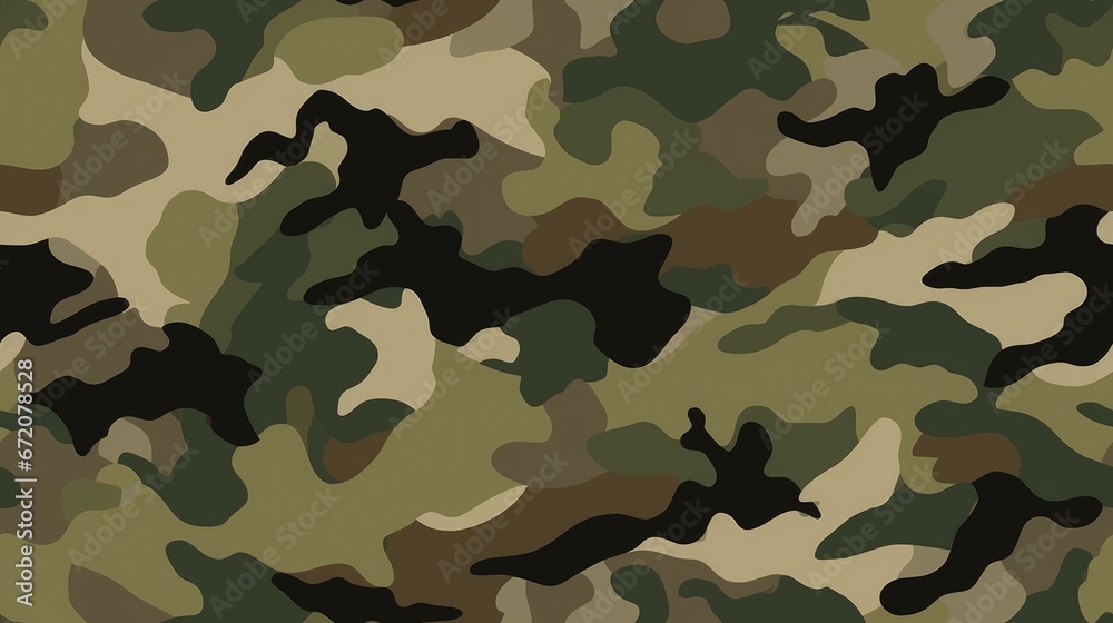 Sticker Camouflage background, AI generated Image