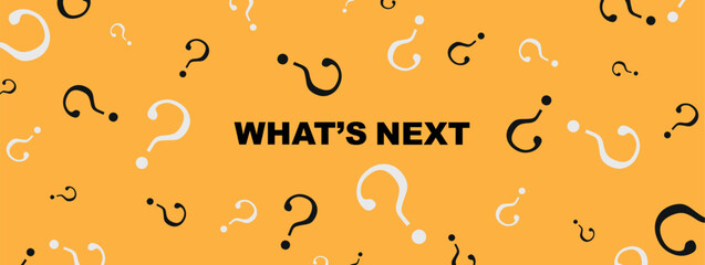 What's next sign on white background	