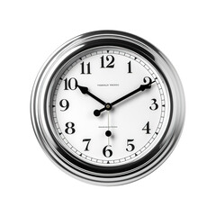 wall clock isolated on the transparent background PNG Generative AI 