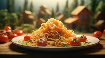 Fresh italian food pasta