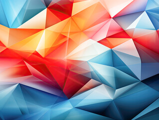 Fototapeta premium A unique modern abstract background with triangles.