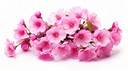 Naklejka na ściany i meble Macro Pink cherry tree blossom