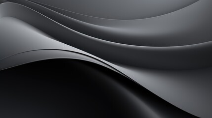 Gray wave background, abstract minimalism