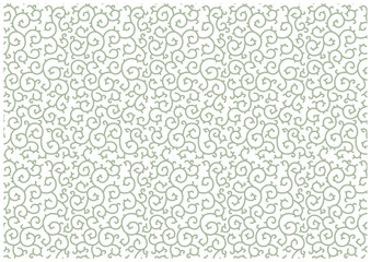 唐草模様（草色）