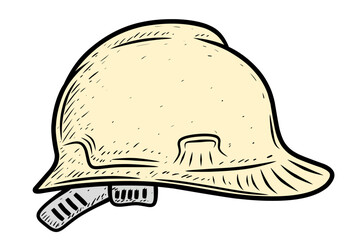 illustration of a helmet