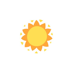 set of hand drawn vector sun elements light
