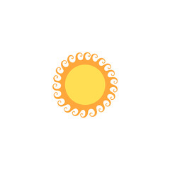 set of hand drawn vector sun elements collection