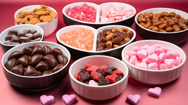 candies in a bowl HD 8K wallpaper Stock Photographic Image 