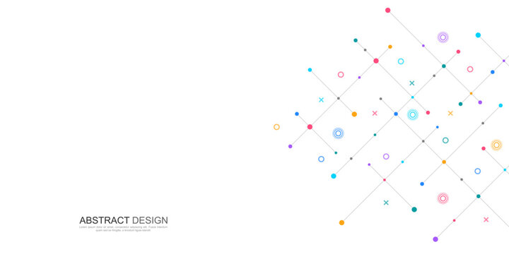 Creative idea of modern design with abstract geometric background. Minimalistic vector texture with polygonal pattern