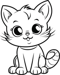Animol Cat dog bird and other Vector eps cut with line art sketch single file