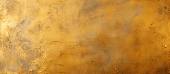 Concrete wall background and texture in a vibrant golden hue
