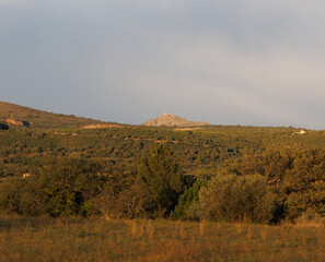 Fototapeta premium Chapelle catalane perchée sur la colline