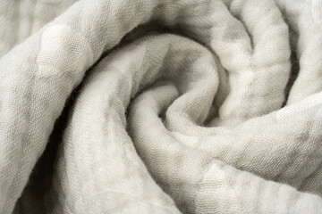 Close up of muslin blanket texture background - obrazy, fototapety, plakaty