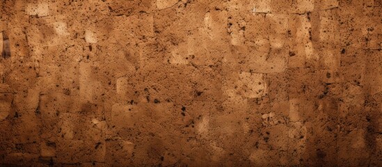 Dark vignette adds depth to the cork board s background and texture