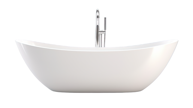 bathroom bathtub isolated